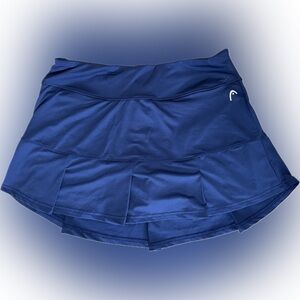 Navy blue Head tennis skort size large